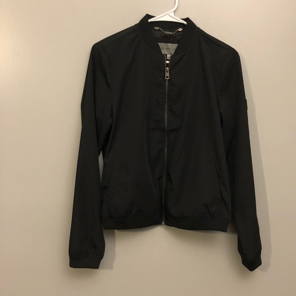 Calvin Klein Jackets & Blazers - CALVIN KLEIN BLACK BOMBER JACKET